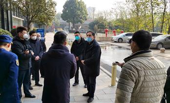 锦江区游副区长一行赴汇融广场（锦华）进行冬季安全生产检查